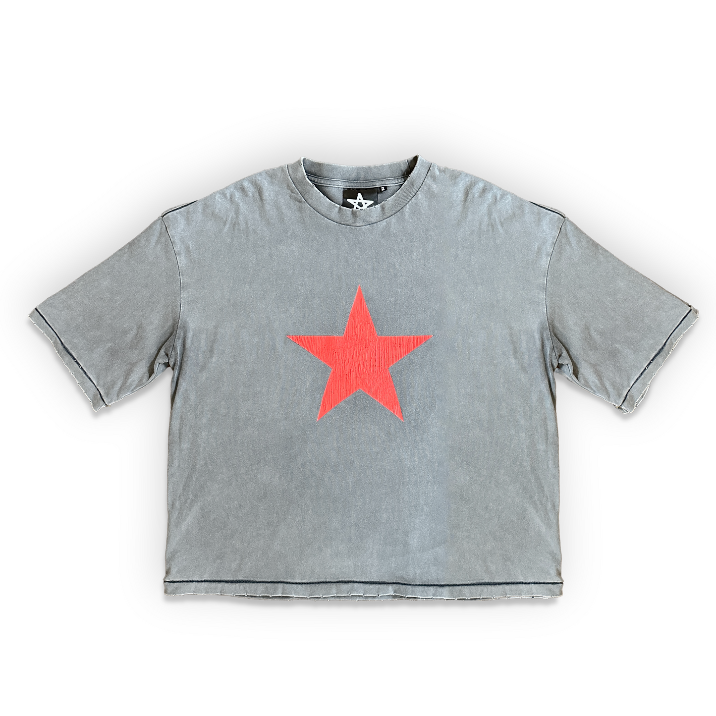 STAR TEE - VINTAGE BLACK