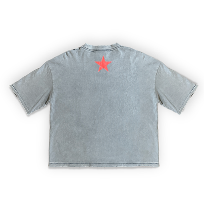 STAR TEE - VINTAGE BLACK